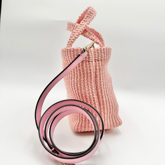 Jimmy Choo East West Raffia Bag - Picture 3 of 9